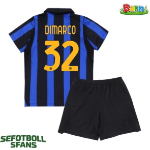 Inter Milan Federico Dimarco #32 Hemmaställ Barn 2026-27 Kortärmad (+ Korta byxor)
